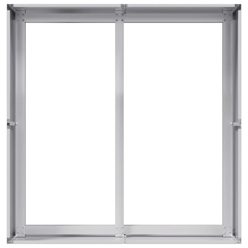 Plantenbak 80x80x40 cm gegalvaniseerd staal is nu te koop bij PeponiXL, paradijselijk wonen!