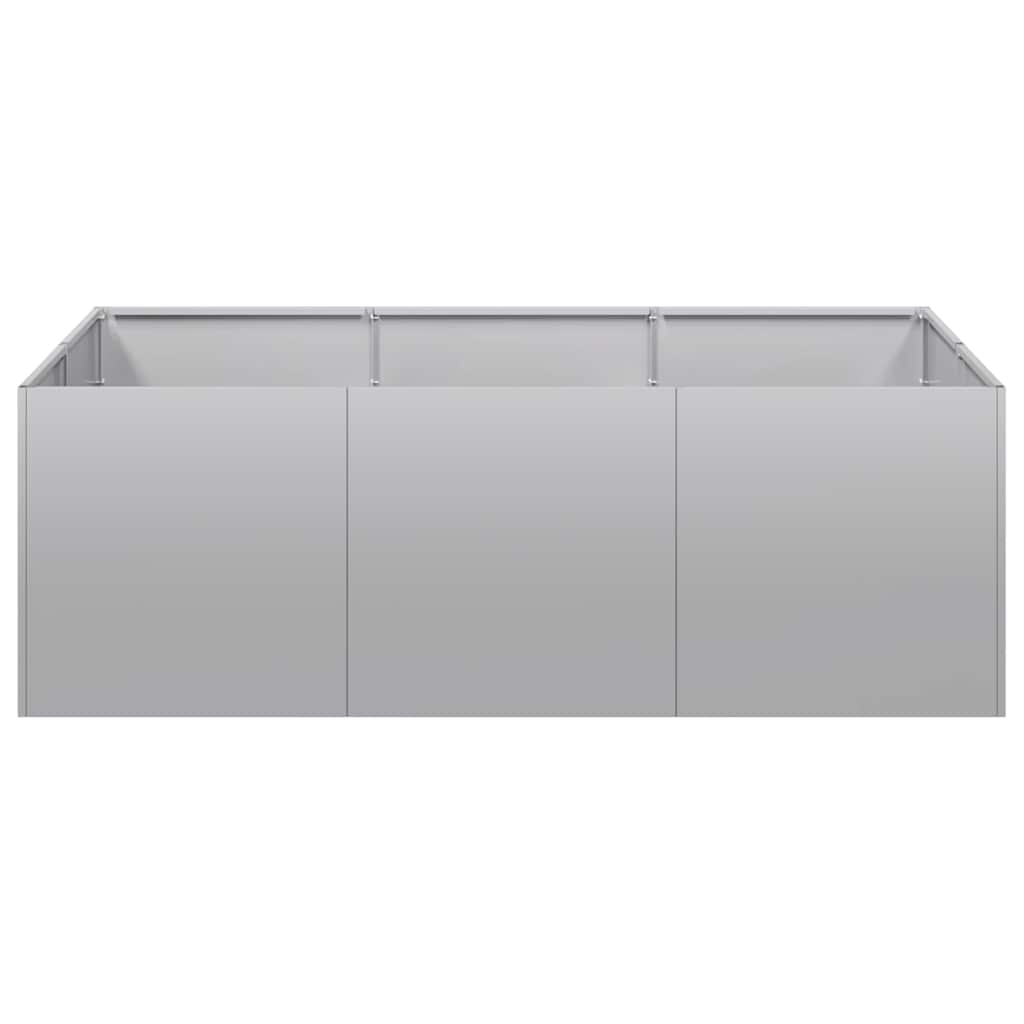 Plantenbak 120x80x40 cm gegalvaniseerd staal is nu te koop bij PeponiXL, paradijselijk wonen!