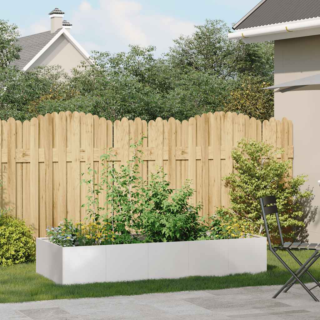 Plantenbak 200x80x40 cm roestvrij staal is nu te koop bij PeponiXL, paradijselijk wonen!