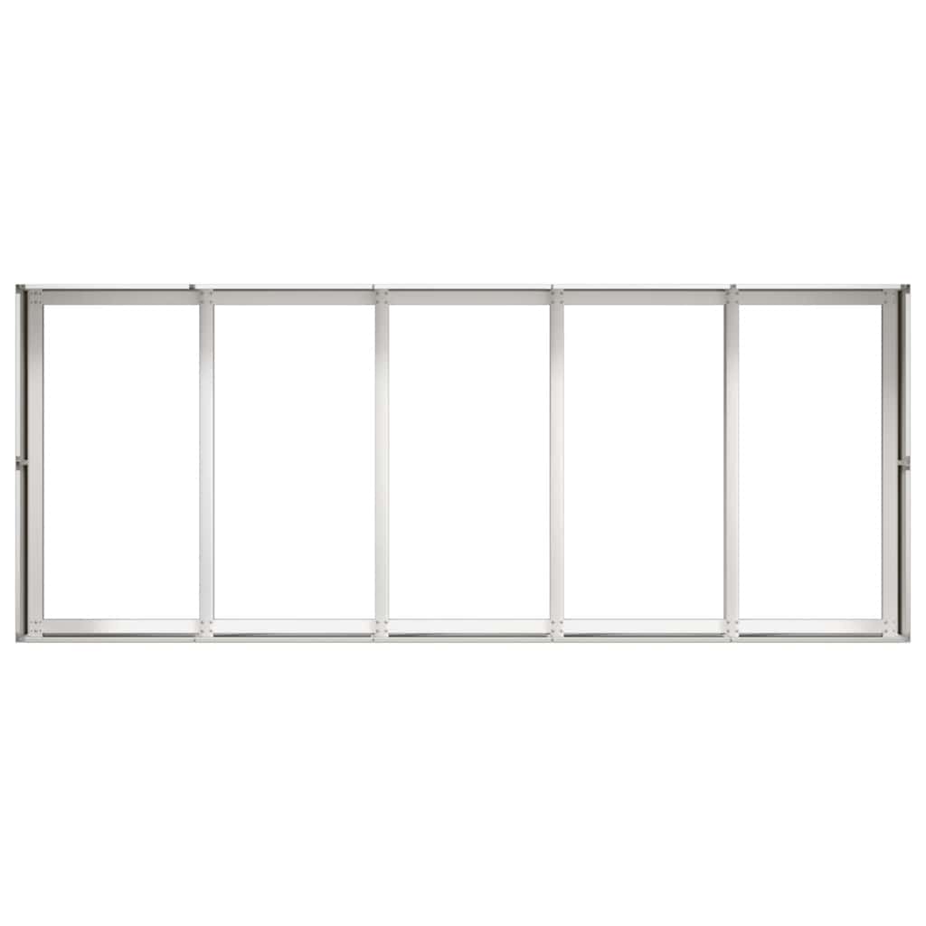 Plantenbak 200x80x40 cm roestvrij staal is nu te koop bij PeponiXL, paradijselijk wonen!