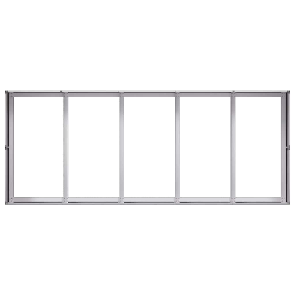 Plantenbak 200x80x40 cm gegalvaniseerd staal is nu te koop bij PeponiXL, paradijselijk wonen!