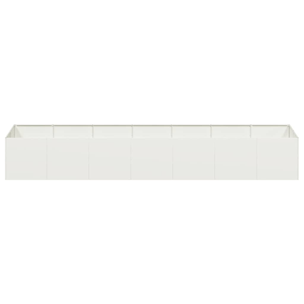 Plantenbak 280x80x40 cm staal wit is nu te koop bij PeponiXL, paradijselijk wonen!