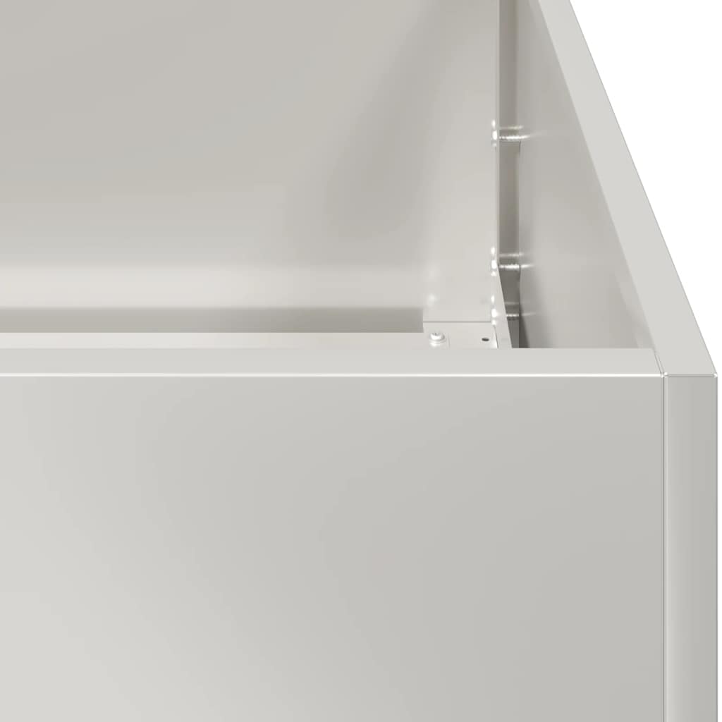 Plantenbak 280x80x40 cm roestvrij staal is nu te koop bij PeponiXL, paradijselijk wonen!