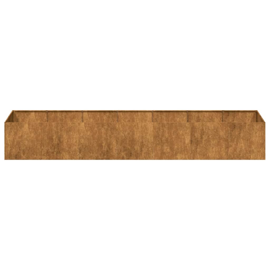 Plantenbak roestig 280x80x40 cm weervast staal is nu te koop bij PeponiXL, paradijselijk wonen!