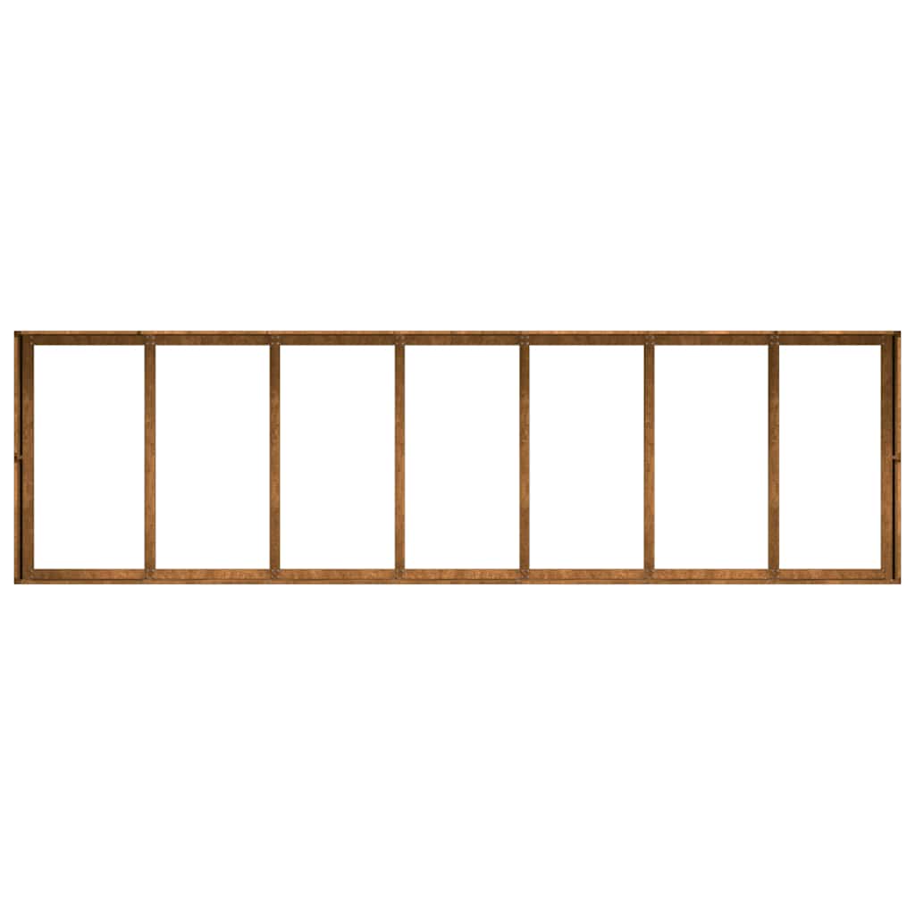 Plantenbak roestig 280x80x40 cm weervast staal is nu te koop bij PeponiXL, paradijselijk wonen!