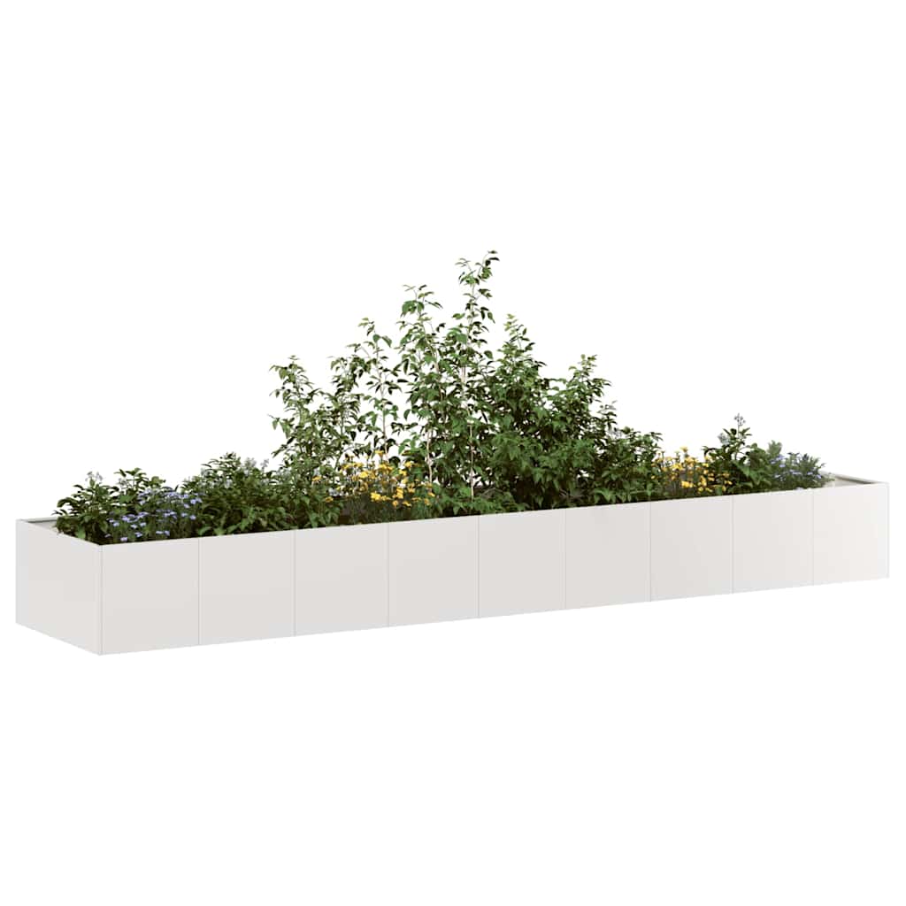 Plantenbak 360x80x40 cm roestvrij staal is nu te koop bij PeponiXL, paradijselijk wonen!