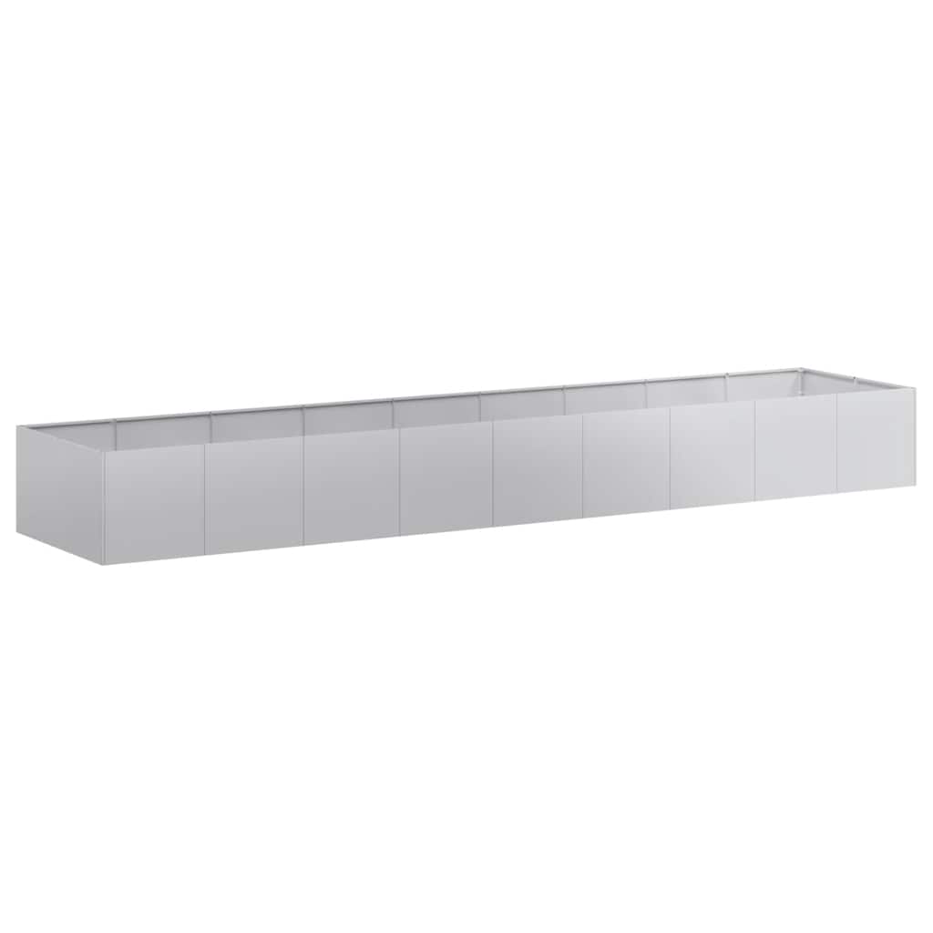 Plantenbak 360x80x40 cm gegalvaniseerd staal is nu te koop bij PeponiXL, paradijselijk wonen!