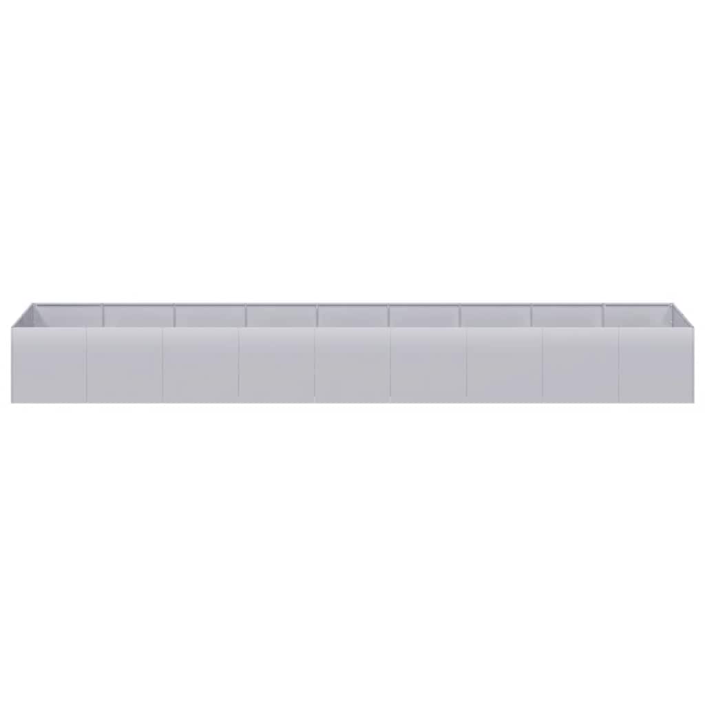 Plantenbak 360x80x40 cm gegalvaniseerd staal is nu te koop bij PeponiXL, paradijselijk wonen!