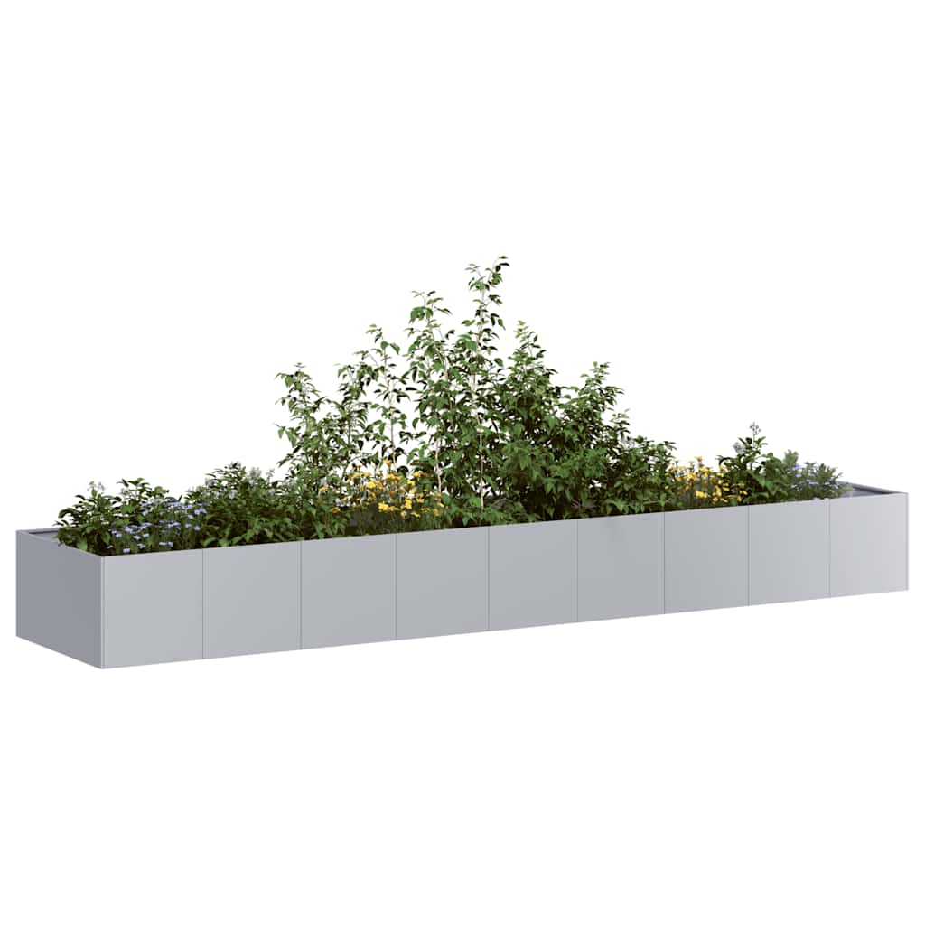 Plantenbak 360x80x40 cm gegalvaniseerd staal is nu te koop bij PeponiXL, paradijselijk wonen!
