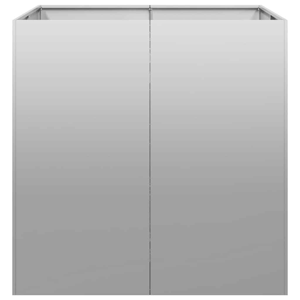 Plantenbak 80x80x80 cm gegalvaniseerd staal is nu te koop bij PeponiXL, paradijselijk wonen!