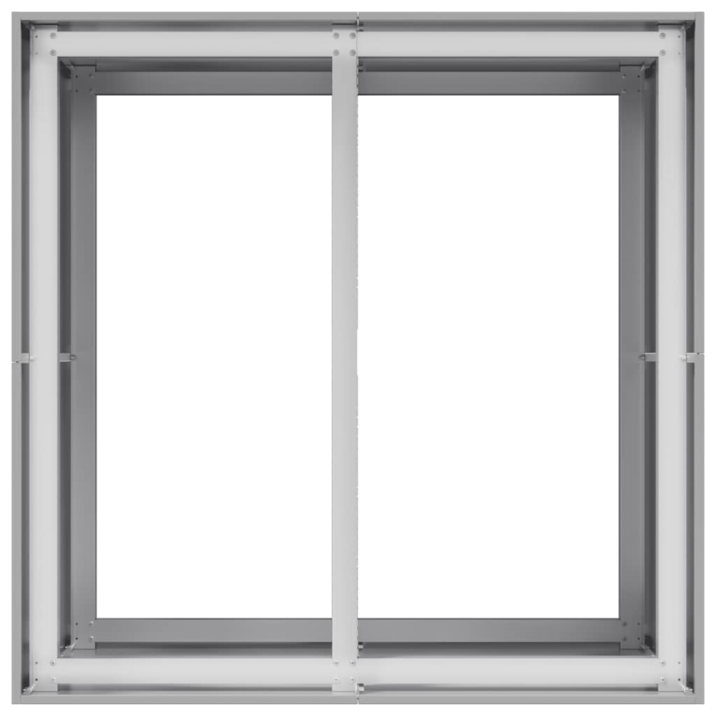 Plantenbak 80x80x80 cm gegalvaniseerd staal is nu te koop bij PeponiXL, paradijselijk wonen!