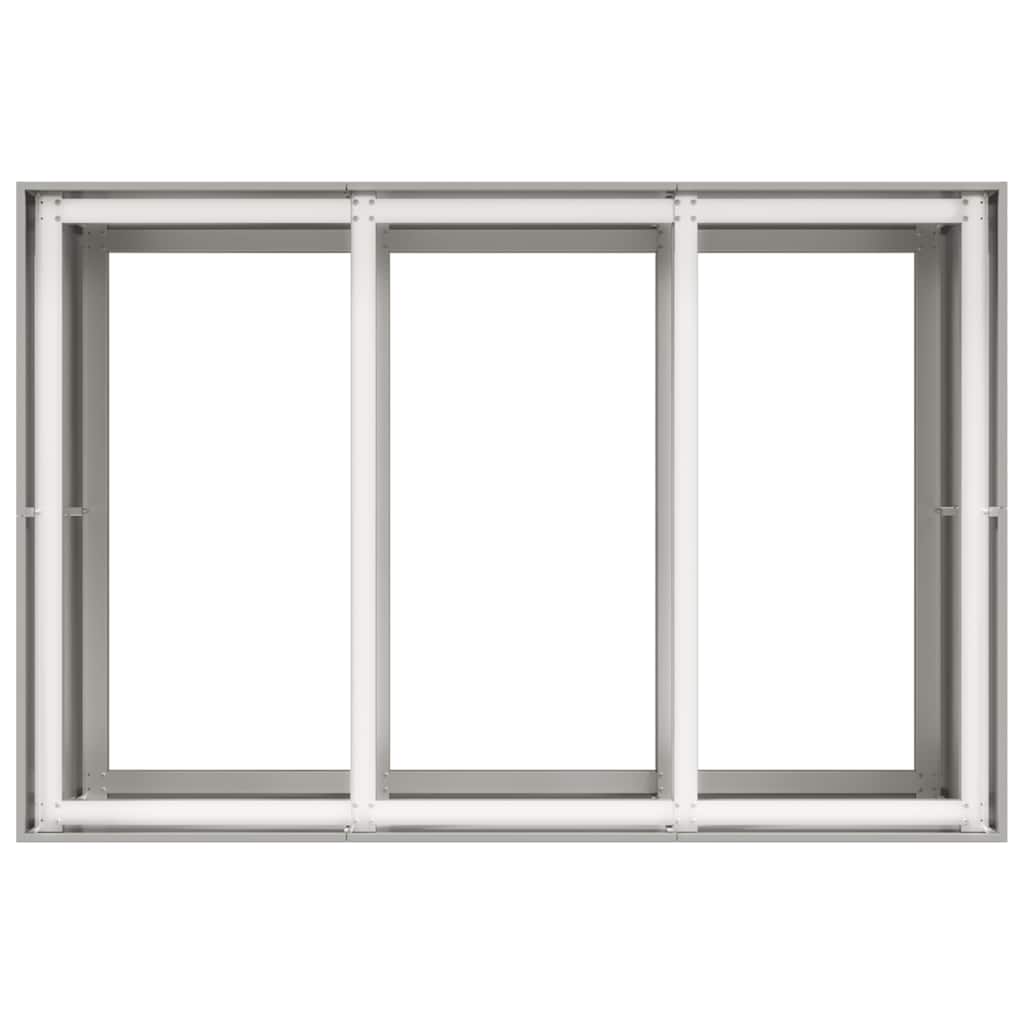 Plantenbak 120x80x80 cm roestvrij staal is nu te koop bij PeponiXL, paradijselijk wonen!