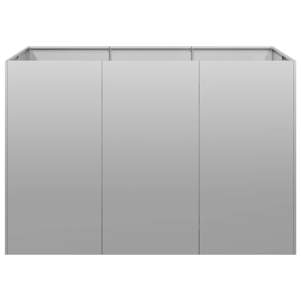 Plantenbak 120x80x80 cm gegalvaniseerd staal is nu te koop bij PeponiXL, paradijselijk wonen!