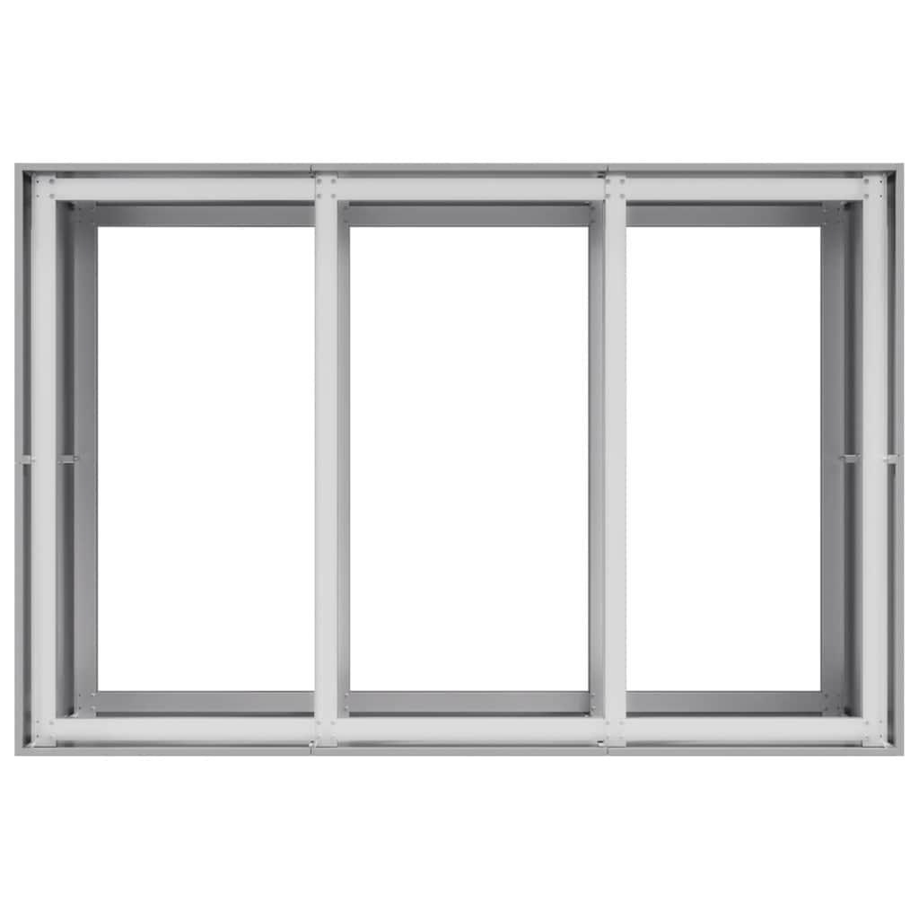 Plantenbak 120x80x80 cm gegalvaniseerd staal is nu te koop bij PeponiXL, paradijselijk wonen!