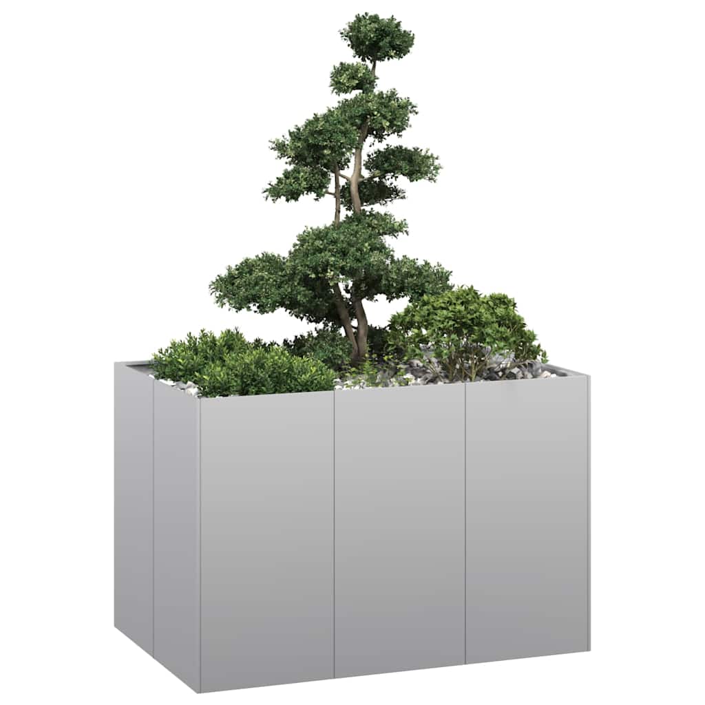 Plantenbak 120x80x80 cm gegalvaniseerd staal is nu te koop bij PeponiXL, paradijselijk wonen!