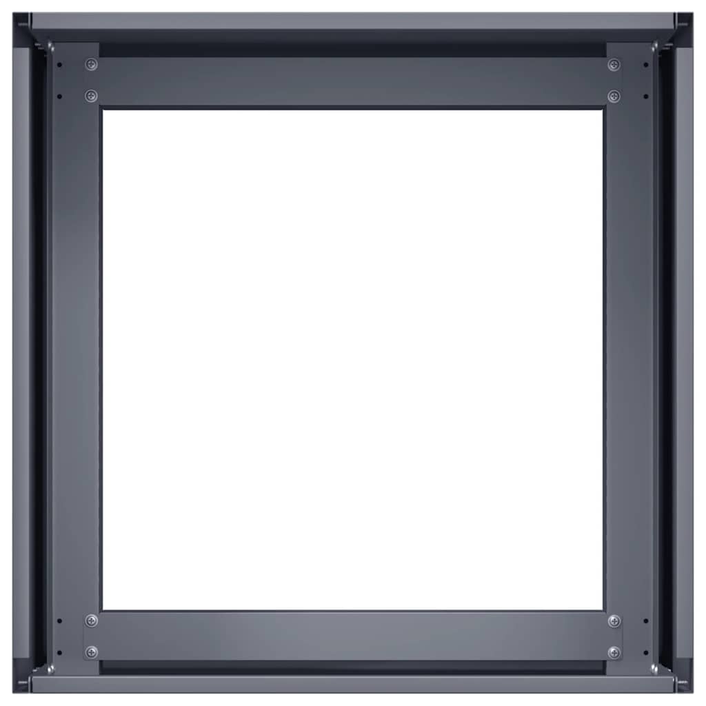 Plantenbak 40x40x30 cm staal antracietkleurig is nu te koop bij PeponiXL, paradijselijk wonen!