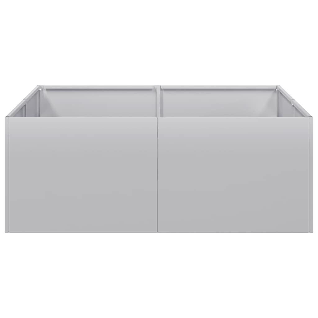 Plantenbak 80x80x30 cm gegalvaniseerd staal is nu te koop bij PeponiXL, paradijselijk wonen!