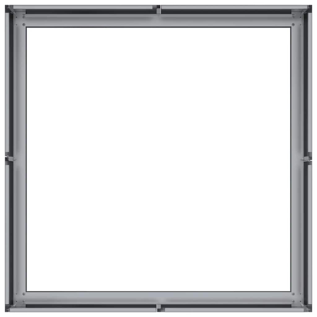 Plantenbak 80x80x30 cm gegalvaniseerd staal is nu te koop bij PeponiXL, paradijselijk wonen!