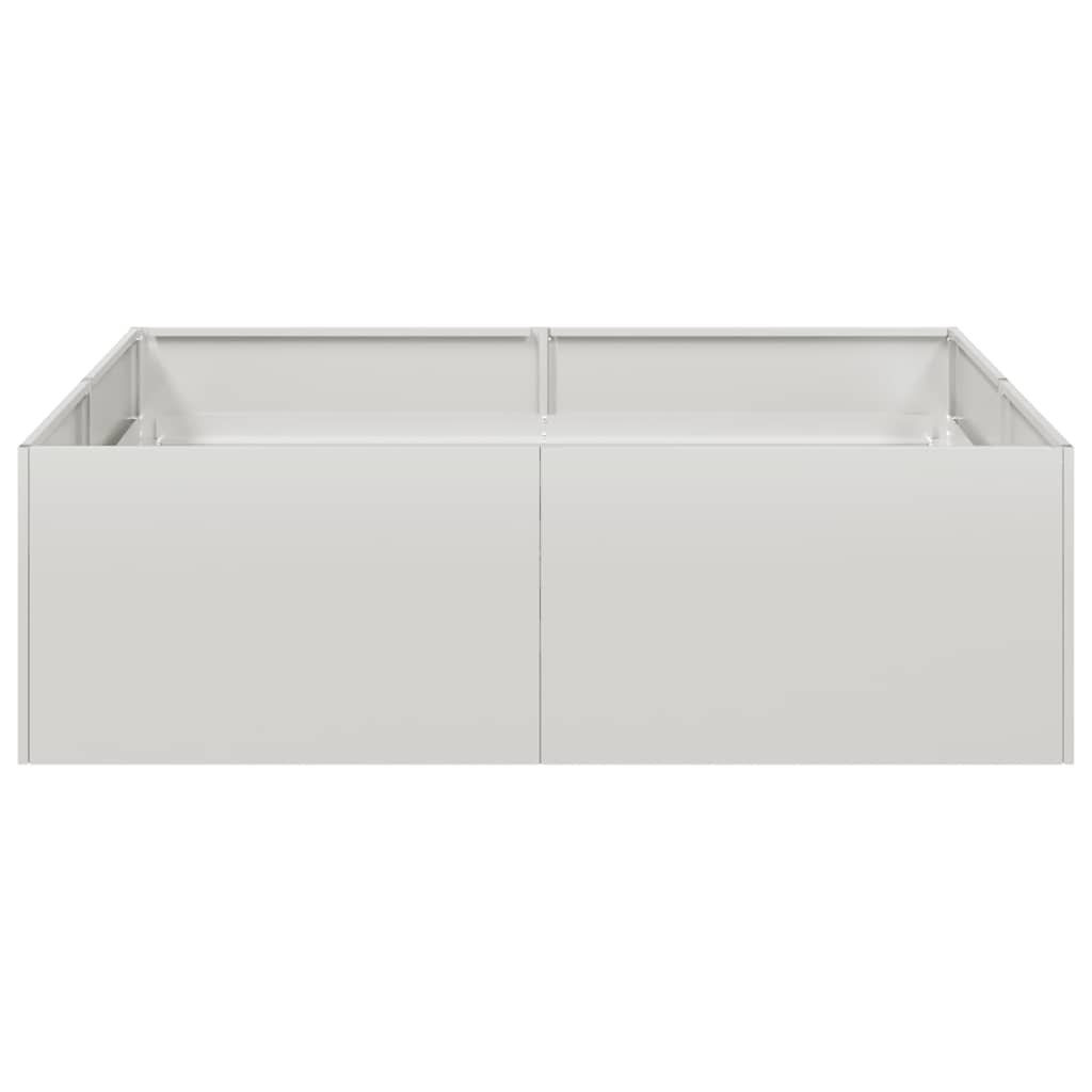 Plantenbak 100x100x30 cm roestvrij staal is nu te koop bij PeponiXL, paradijselijk wonen!