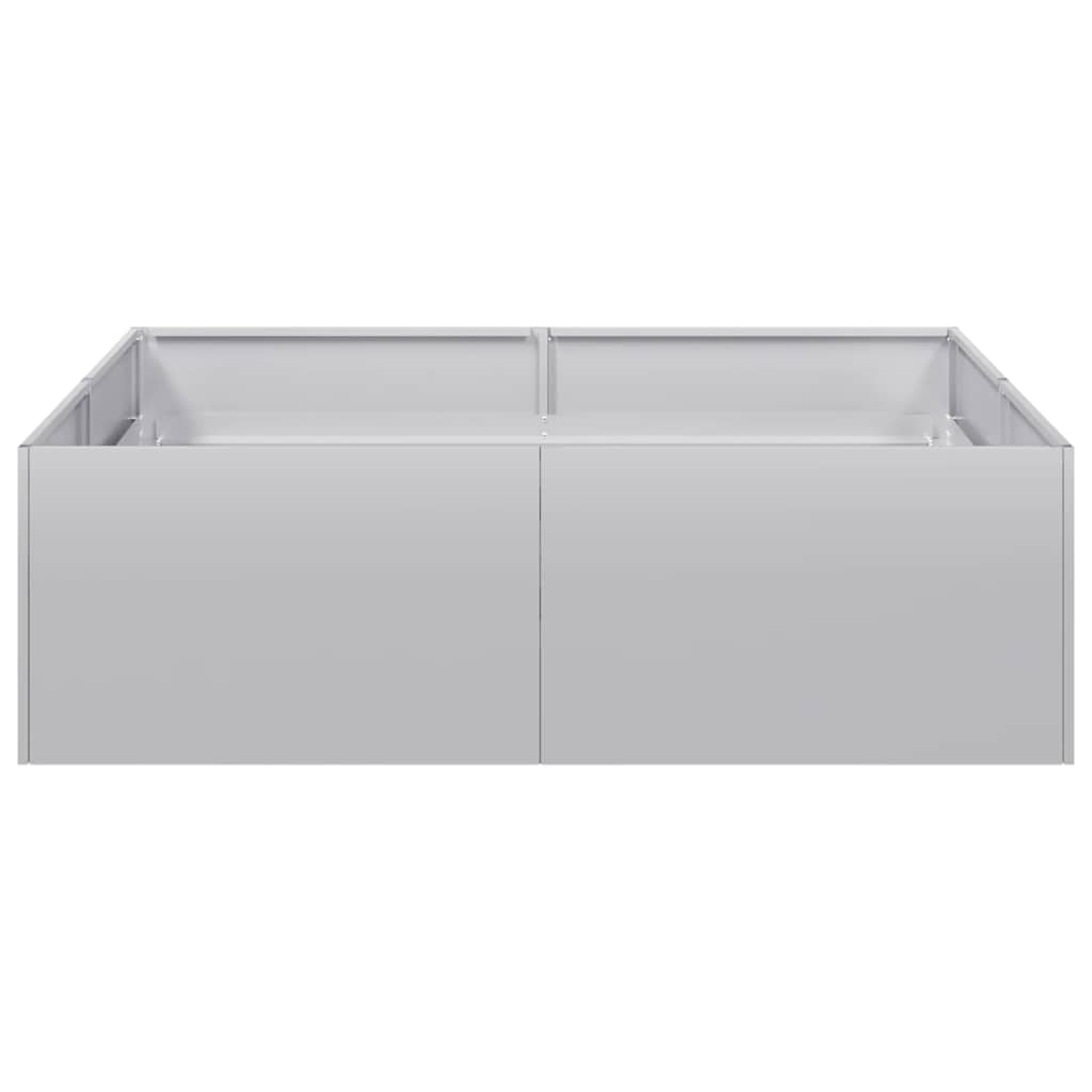 Plantenbak 100x100x30 cm gegalvaniseerd staal is nu te koop bij PeponiXL, paradijselijk wonen!