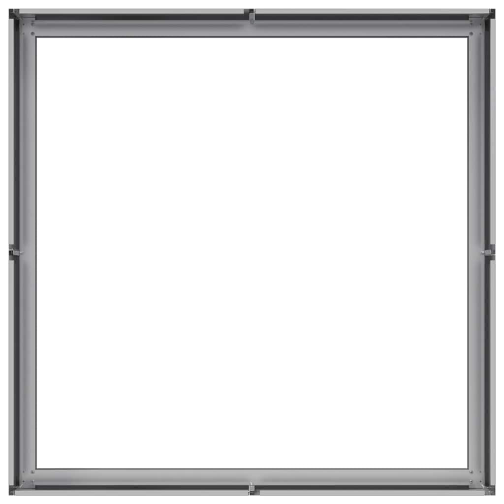 Plantenbak 100x100x30 cm gegalvaniseerd staal is nu te koop bij PeponiXL, paradijselijk wonen!