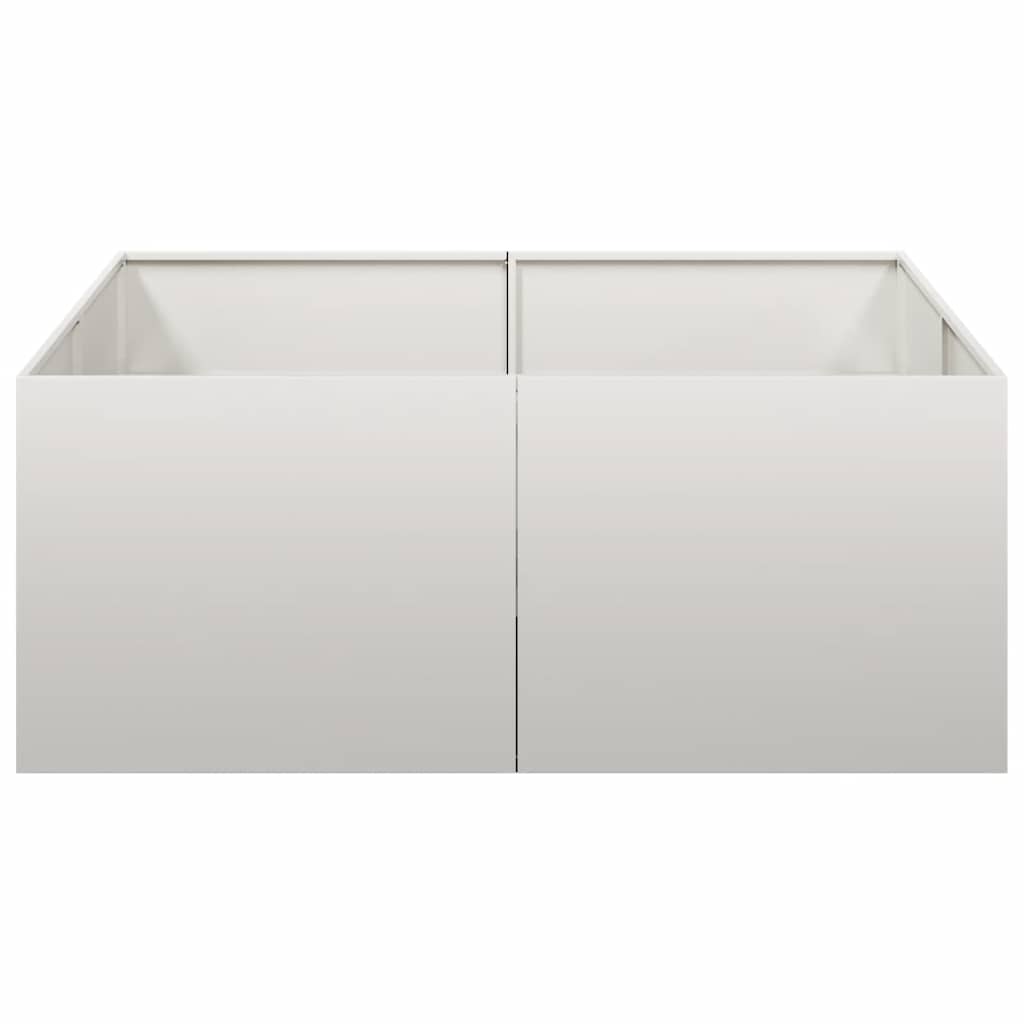 Plantenbak 100x100x40 cm roestvrij staal is nu te koop bij PeponiXL, paradijselijk wonen!
