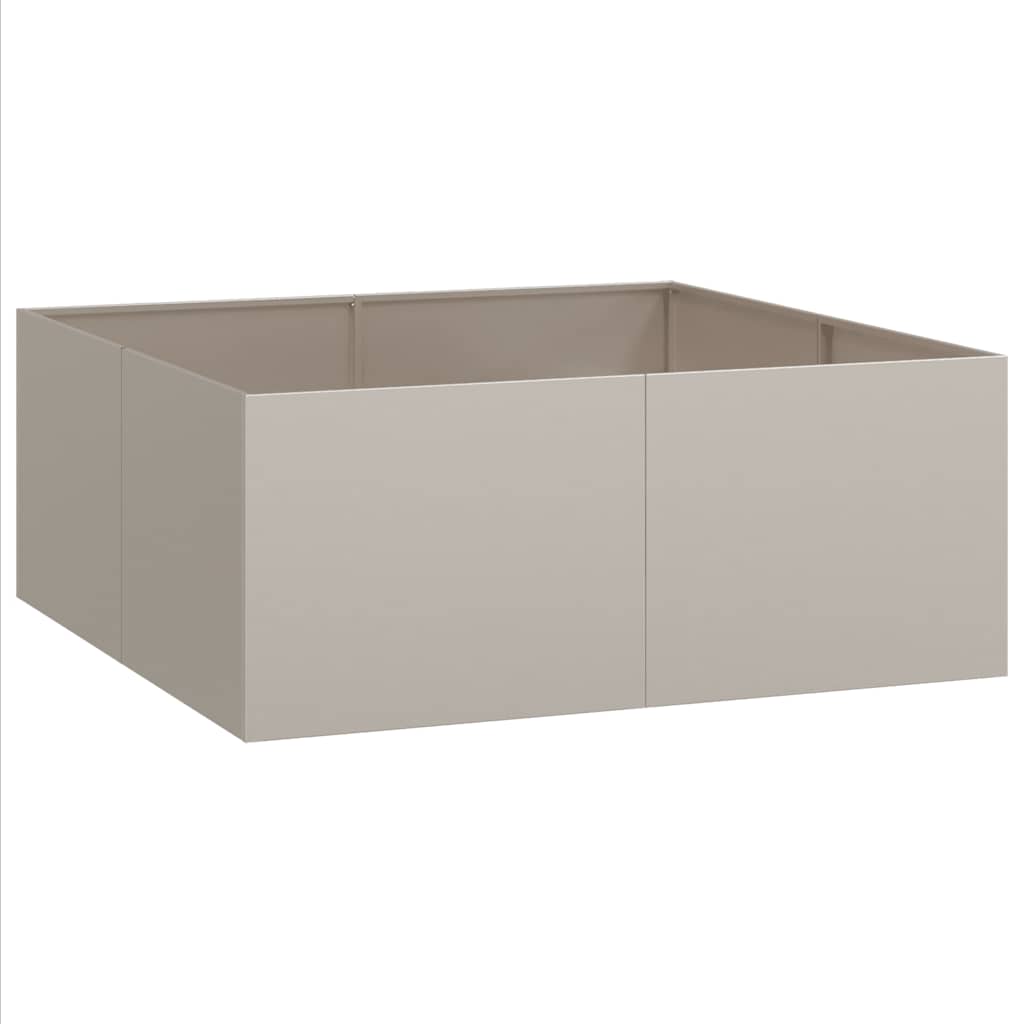 Plantenbak roestig 100x100x40 cm weervast staal is nu te koop bij PeponiXL, paradijselijk wonen!