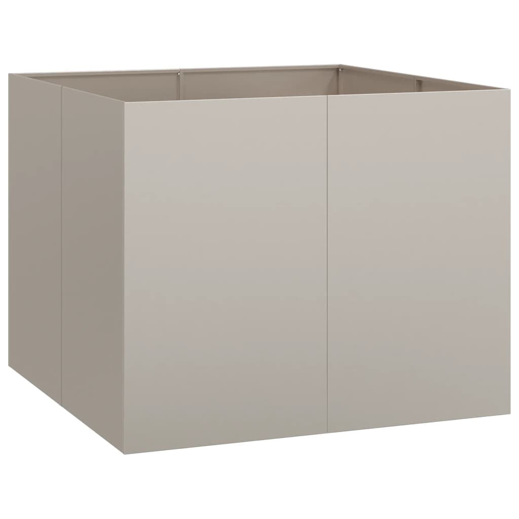 Plantenbak roestig 100x100x80 cm weervast staal is nu te koop bij PeponiXL, paradijselijk wonen!