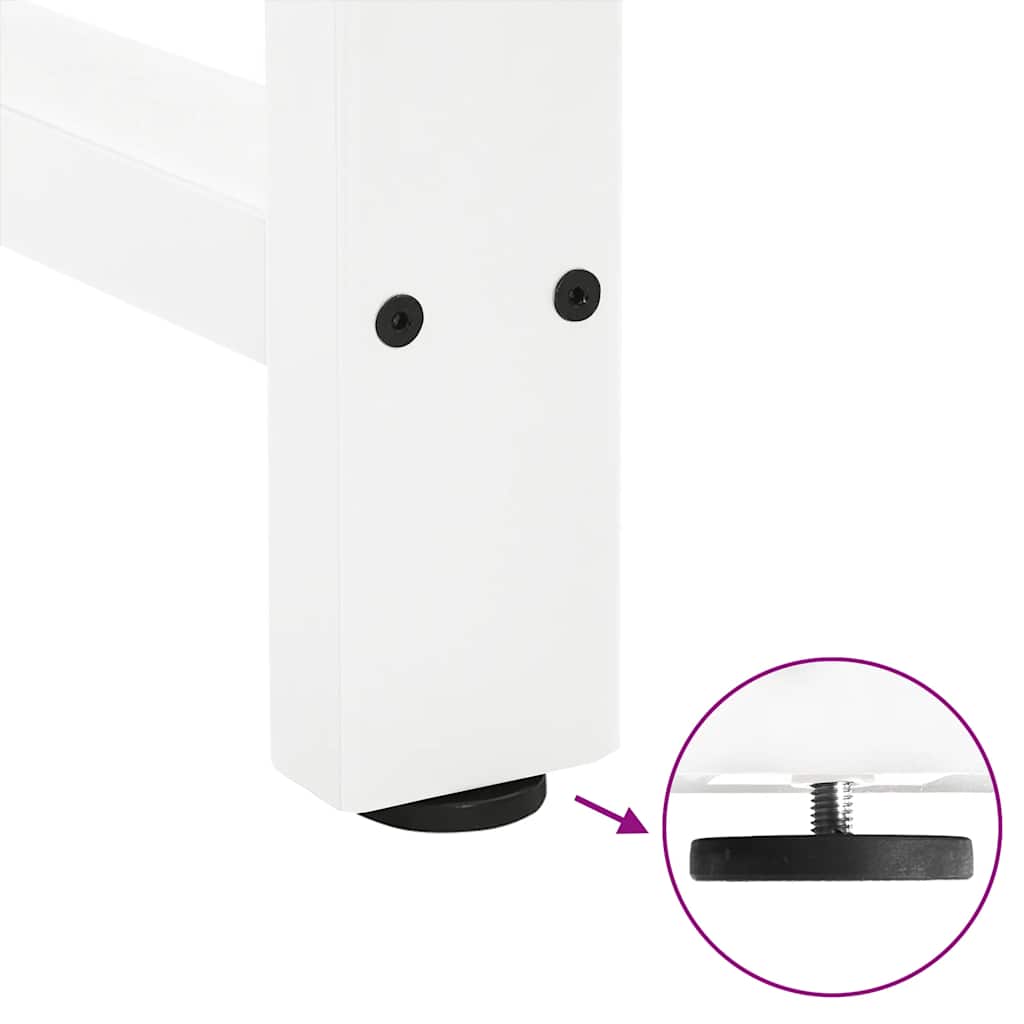 Eettafel 320x120x74 cm ovaal massief eikenhout lichtbruin is nu te koop bij PeponiXL, paradijselijk wonen!