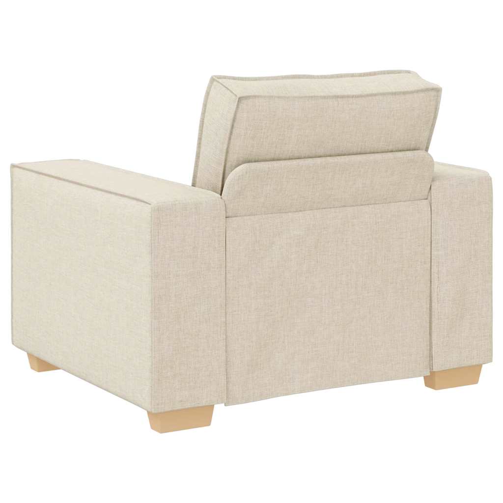 Bankstel 3 pcs Beige 220 x 80 x 84 cm Linnen-mix stof is nu te koop bij PeponiXL, paradijselijk wonen!