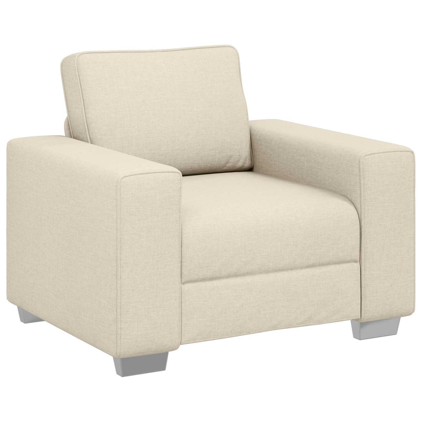 Bank 3 pcs Beige 219 x 80 x 82 cm Linnen-mix stof