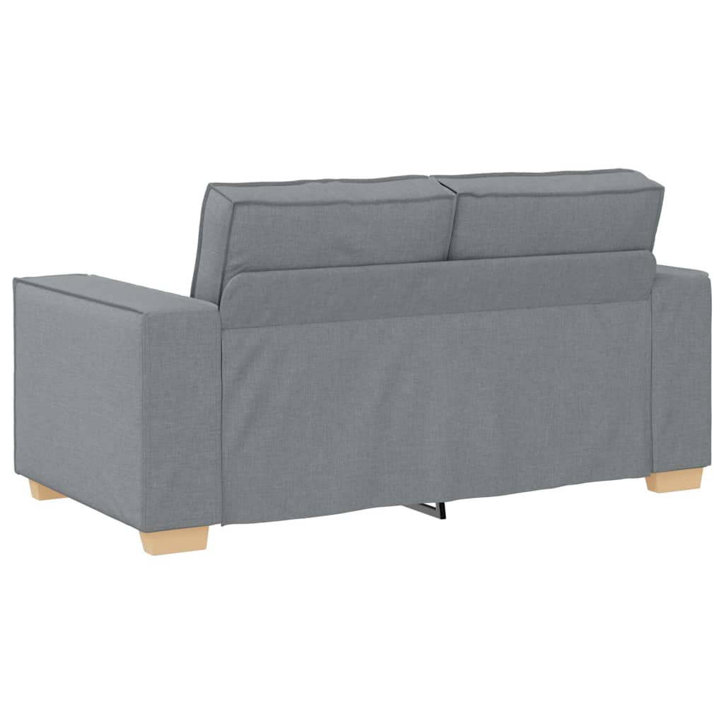 Bank 3 pcs Lichtgrijs 220 x 80 x 84 cm Linnen-mix stof is nu te koop bij PeponiXL, paradijselijk wonen!