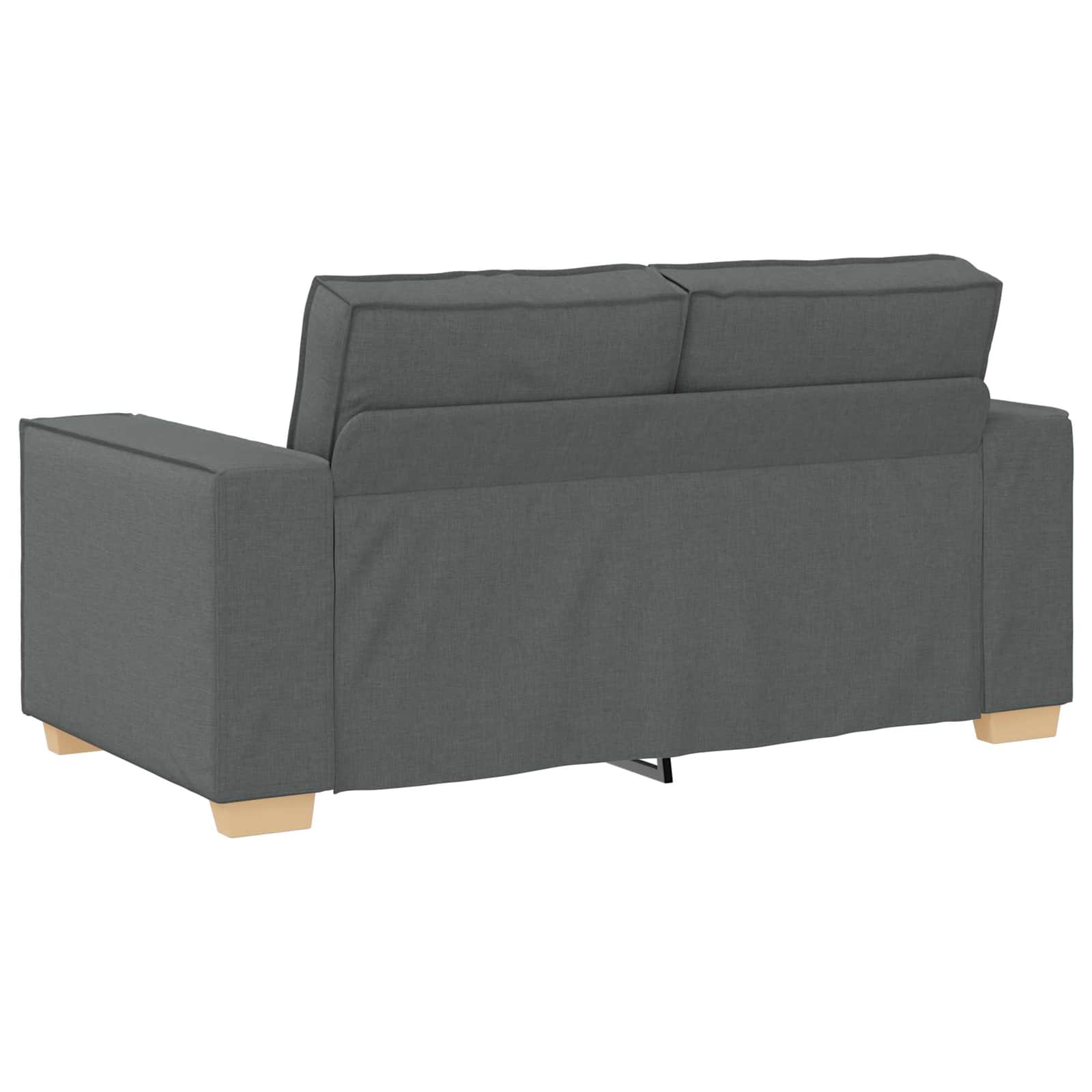 Bank 3 pcs Donkergrijs 220 x 80 x 84 cm Linnen-mix stof is nu te koop bij PeponiXL, paradijselijk wonen!