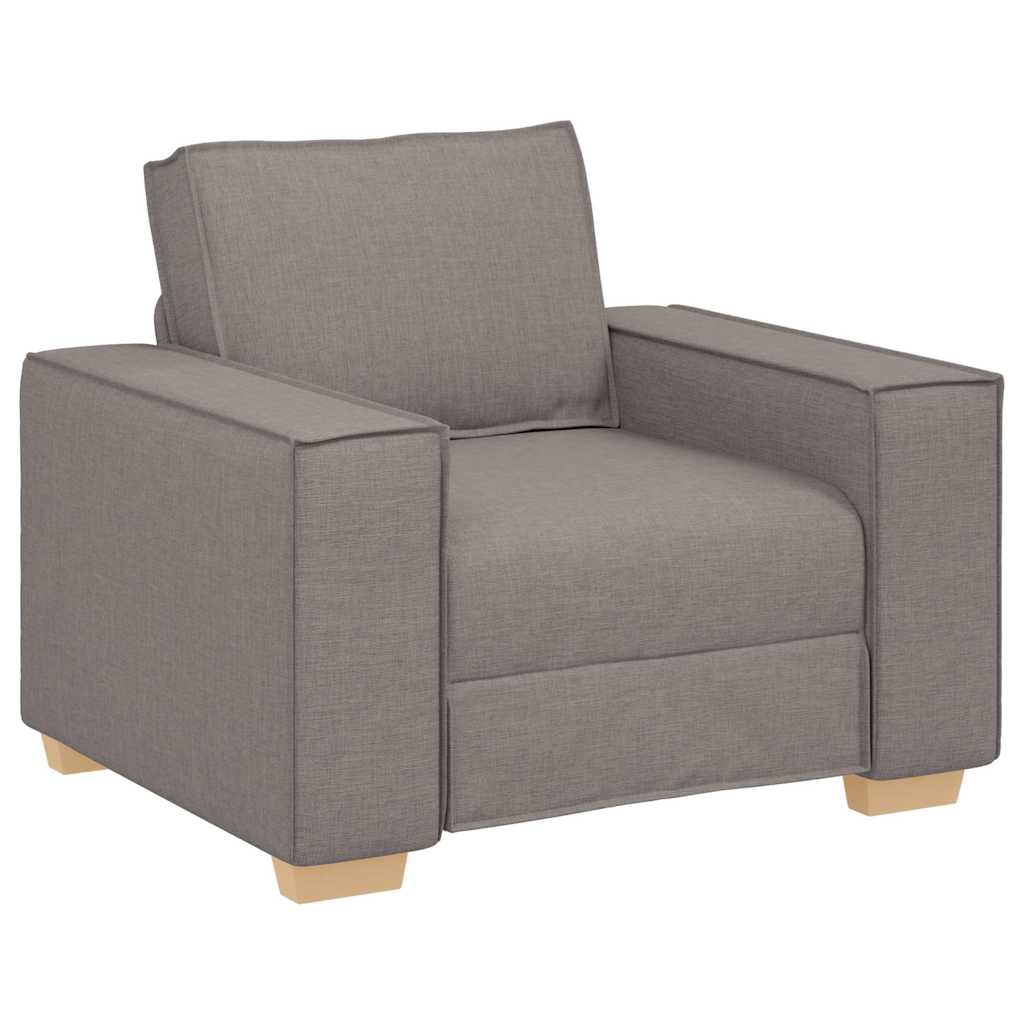 Bank 3 pcs Taupe 220 x 80 x 84 cm Linnen-mix stof is nu te koop bij PeponiXL, paradijselijk wonen!