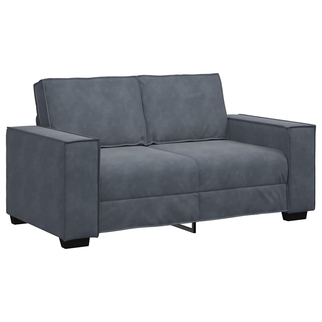 3-delige Loungeset met kussens fluweel donkergrijs is nu te koop bij PeponiXL, paradijselijk wonen!