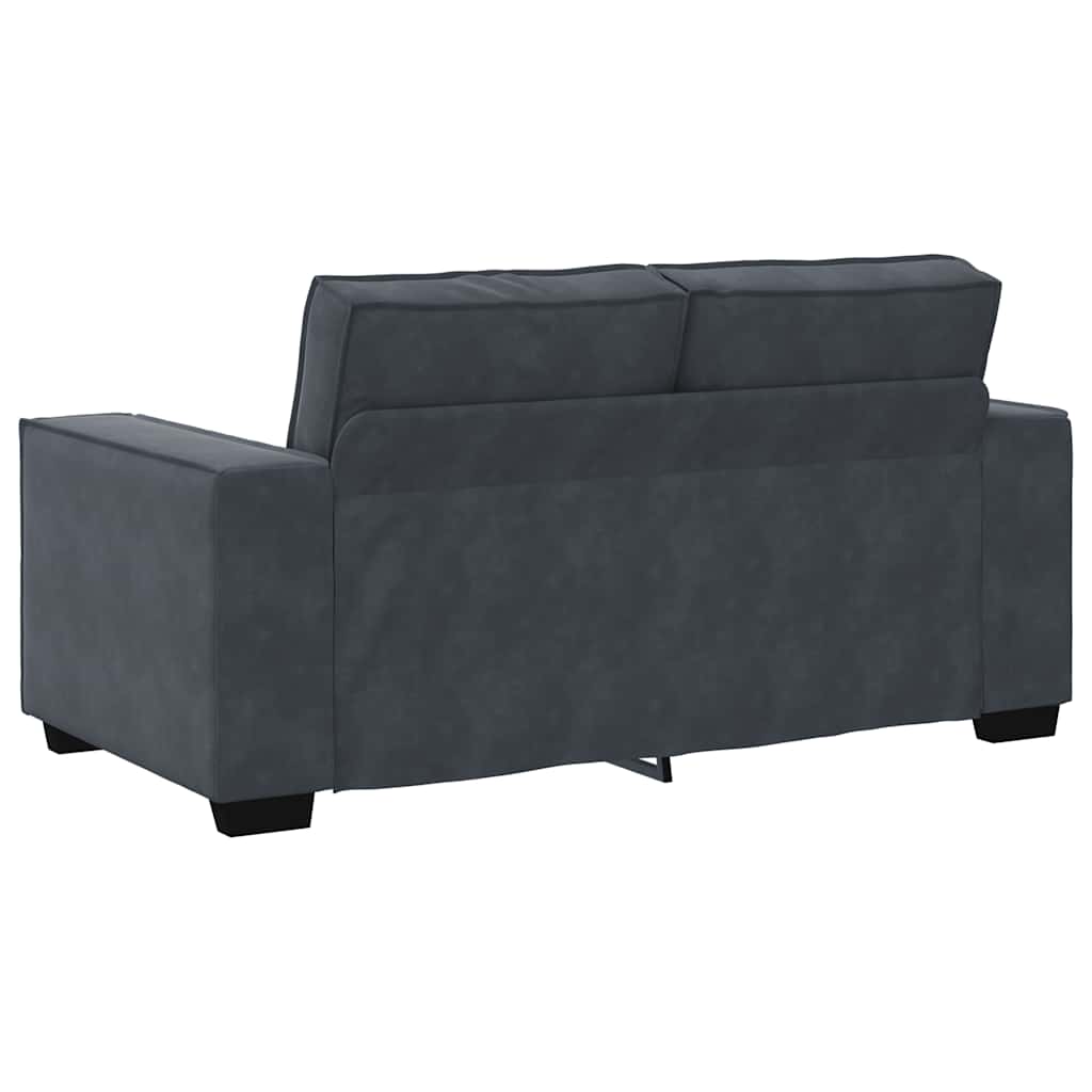 3-delige Loungeset met kussens fluweel donkergrijs is nu te koop bij PeponiXL, paradijselijk wonen!