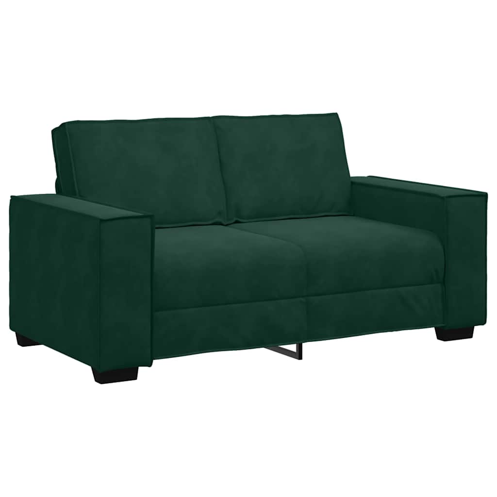 3-delige Loungeset met kussens fluweel donkergroen is nu te koop bij PeponiXL, paradijselijk wonen!