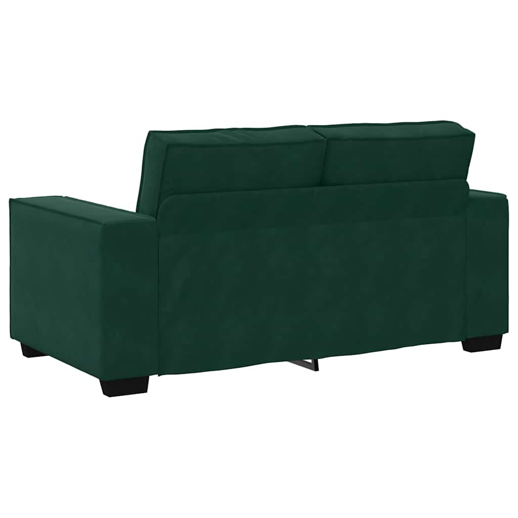 3-delige Loungeset met kussens fluweel donkergroen is nu te koop bij PeponiXL, paradijselijk wonen!