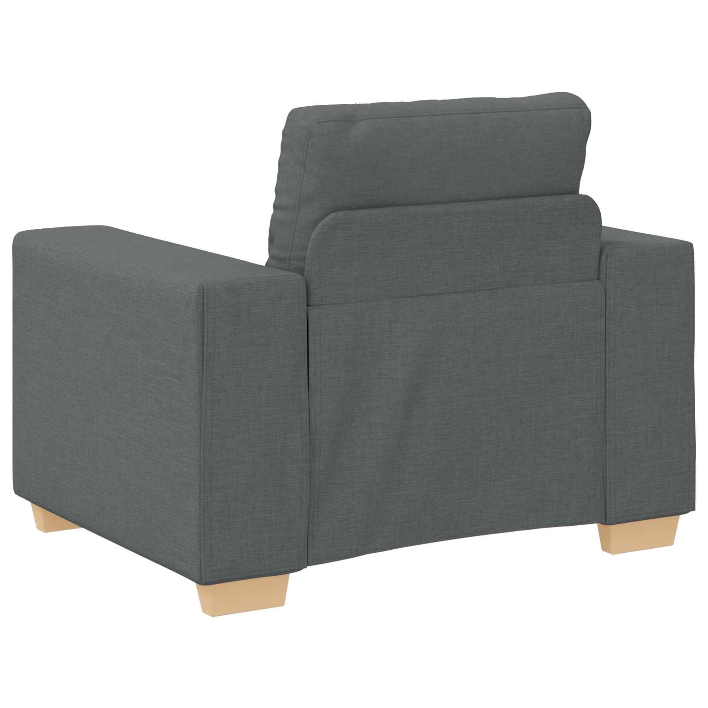 Bank 3 pcs Donkergrijs 221 x 80 x 80 cm Linnen-mix stof is nu te koop bij PeponiXL, paradijselijk wonen!