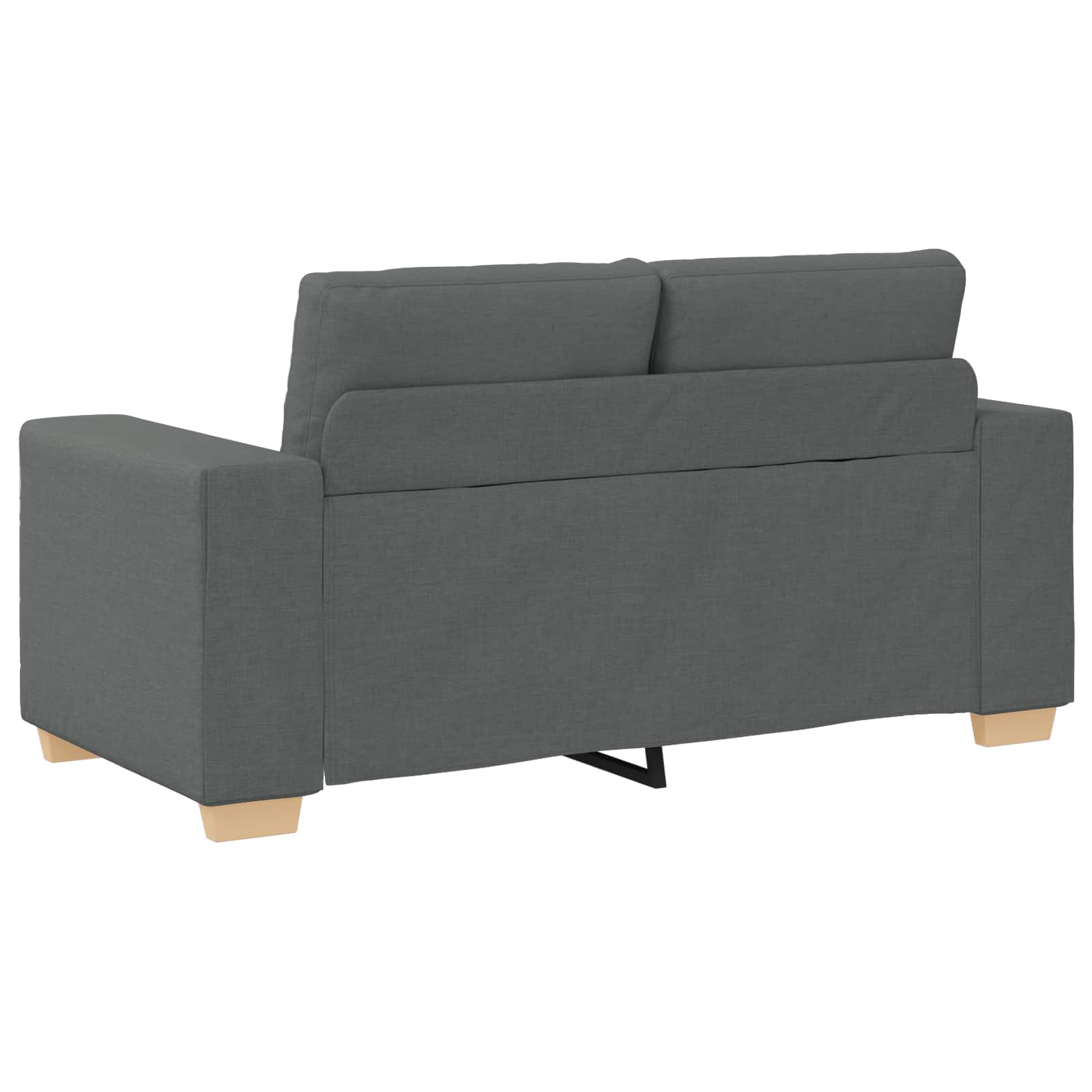 Bank 3 pcs Donkergrijs 221 x 80 x 80 cm Linnen-mix stof is nu te koop bij PeponiXL, paradijselijk wonen!