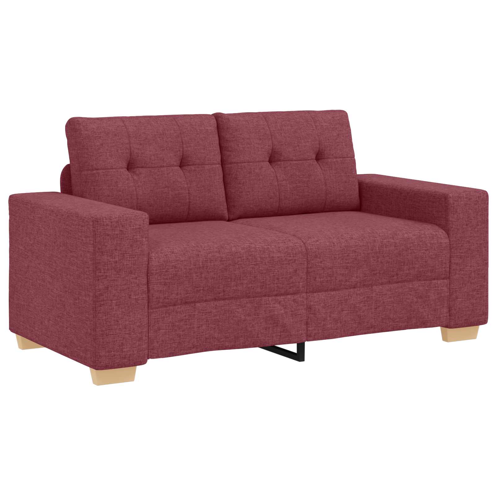 Bank 3 pcs Windrood 221 x 80 x 80 cm Linnen-mix stof is nu te koop bij PeponiXL, paradijselijk wonen!