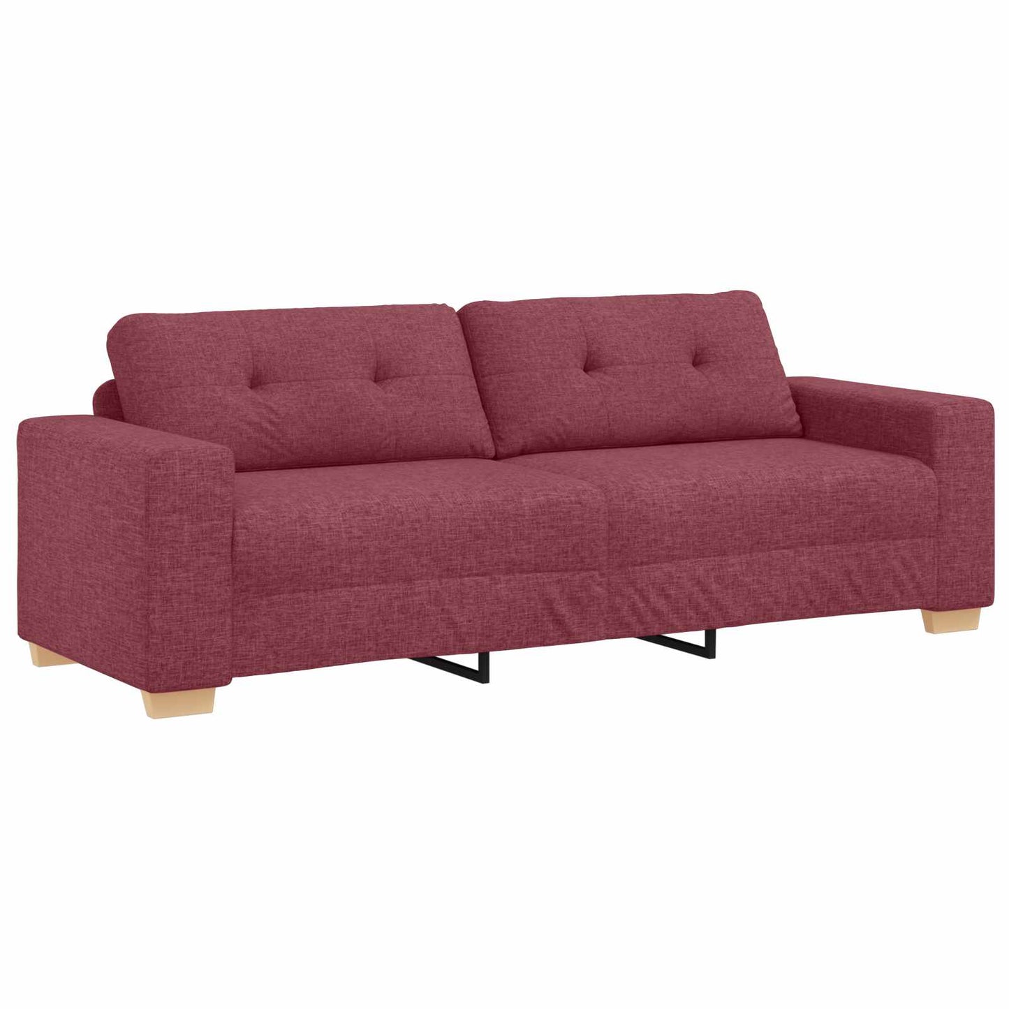 Bank 3 pcs Windrood 221 x 80 x 80 cm Linnen-mix stof is nu te koop bij PeponiXL, paradijselijk wonen!