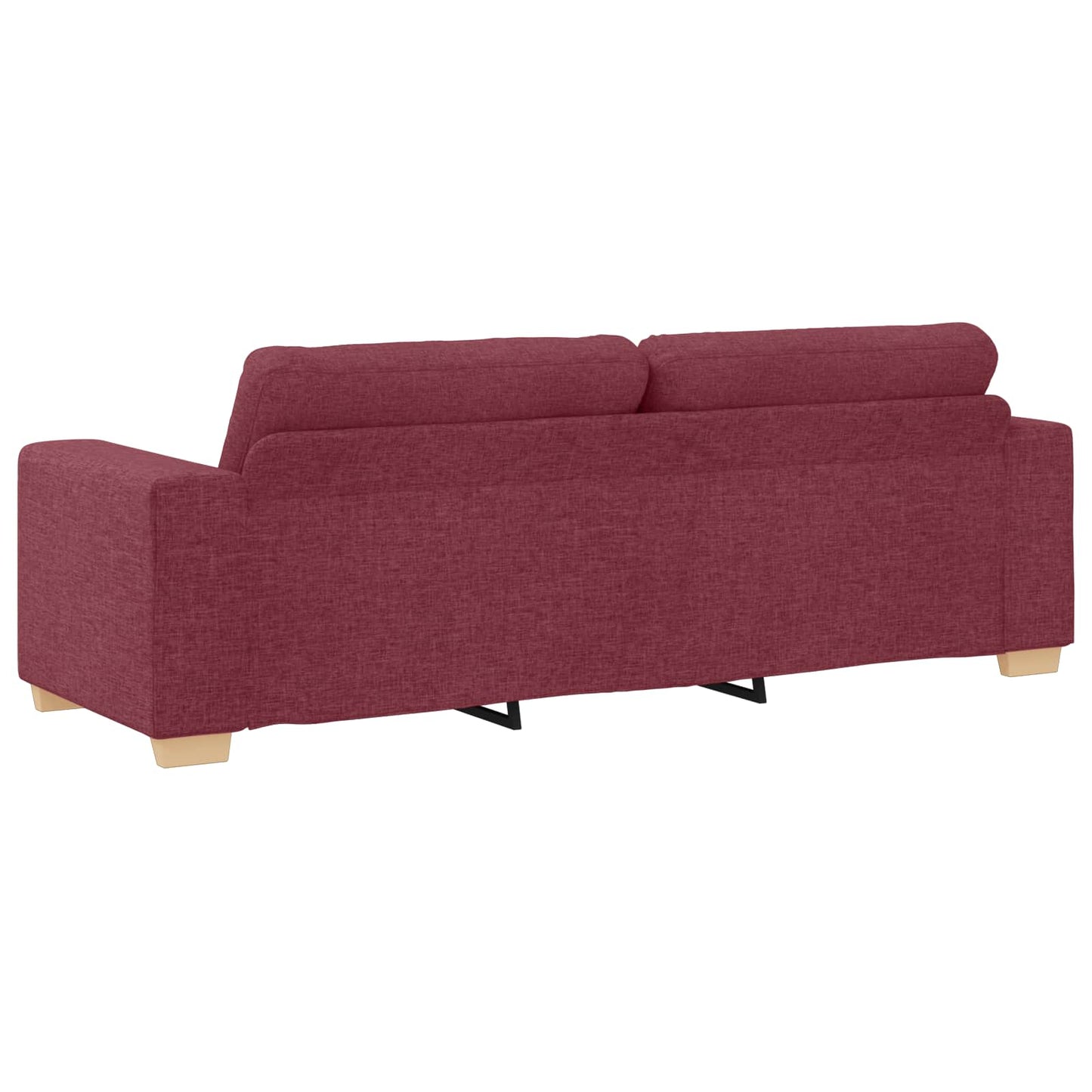 Bank 3 pcs Windrood 221 x 80 x 80 cm Linnen-mix stof is nu te koop bij PeponiXL, paradijselijk wonen!