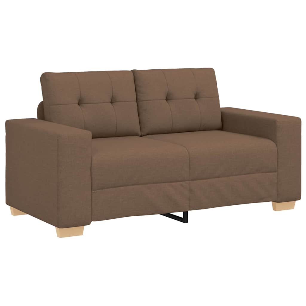 Bank 3 pcs Bruin 221 x 80 x 80 cm Linnen-mix stof is nu te koop bij PeponiXL, paradijselijk wonen!