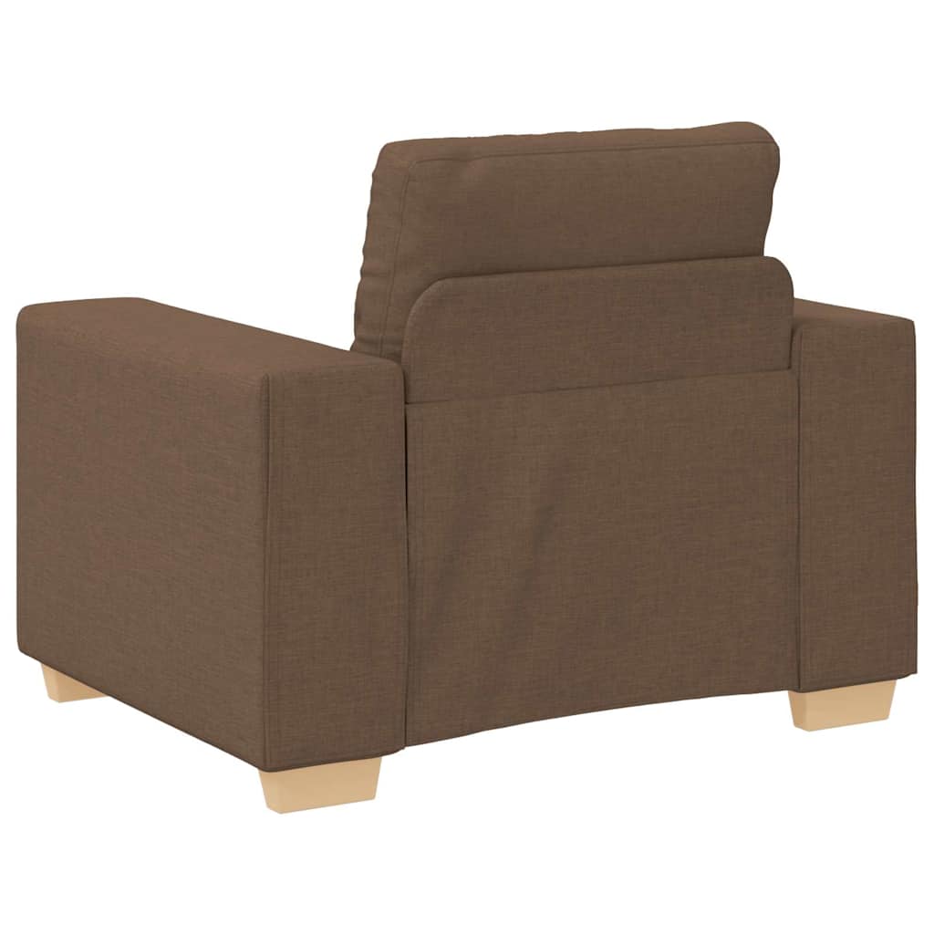Bank 3 pcs Bruin 221 x 80 x 80 cm Linnen-mix stof is nu te koop bij PeponiXL, paradijselijk wonen!