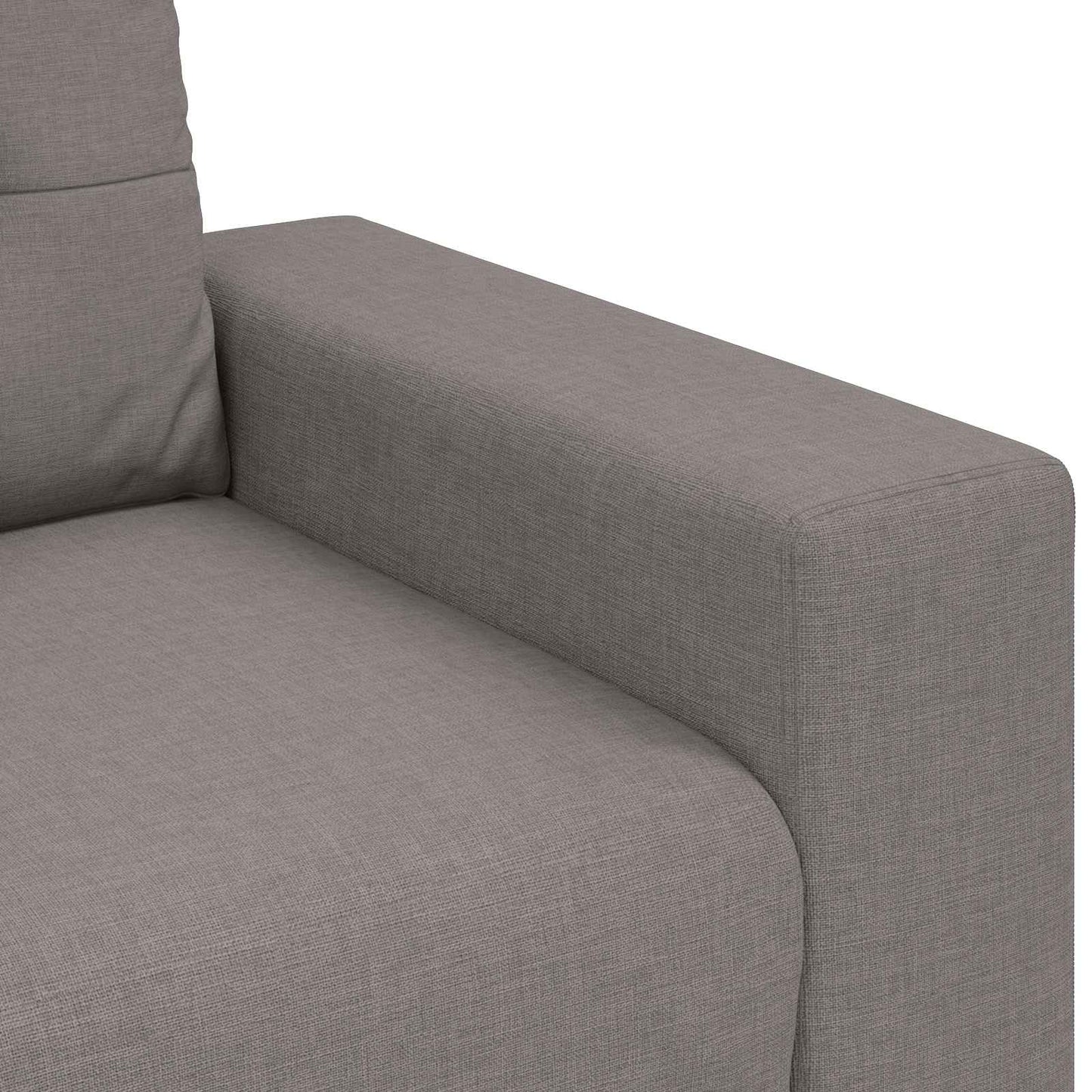 Bank 3 pcs Taupe 221 x 80 x 80 cm Linnen-mix stof is nu te koop bij PeponiXL, paradijselijk wonen!