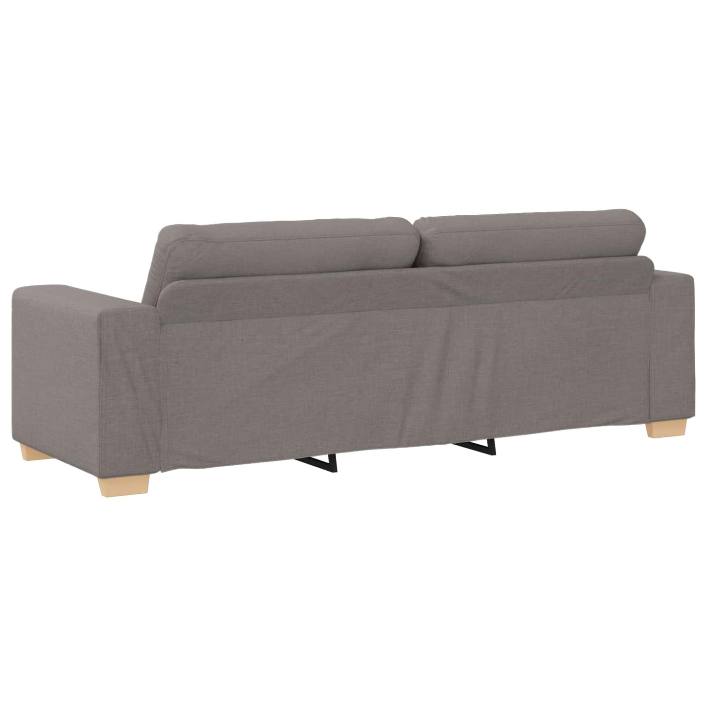 Bank 3 pcs Taupe 221 x 80 x 80 cm Linnen-mix stof is nu te koop bij PeponiXL, paradijselijk wonen!