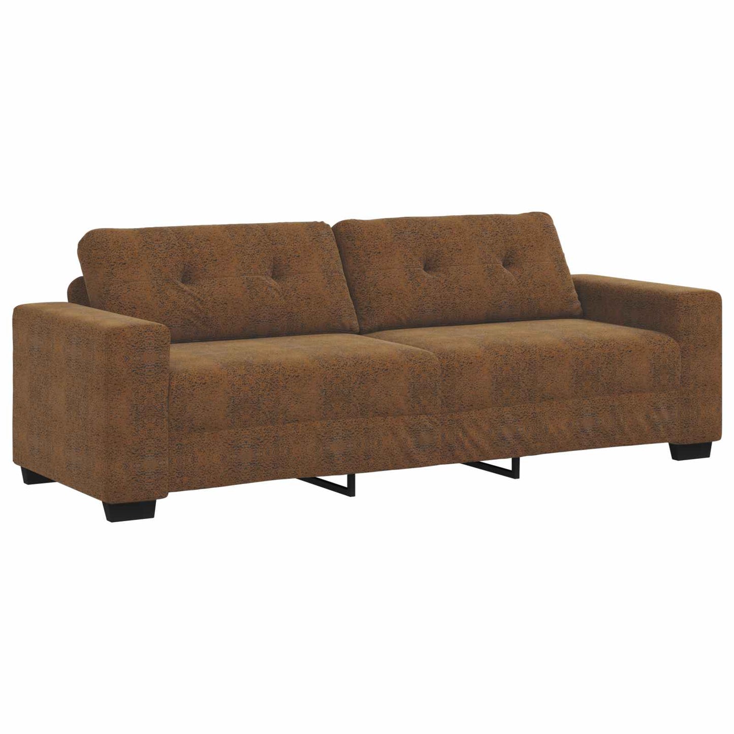 Bank 3 pcs Bruin 221 x 80 x 80 cm Linnen-mix stof is nu te koop bij PeponiXL, paradijselijk wonen!
