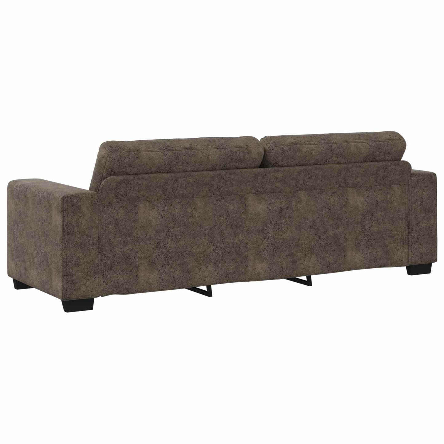 Bank 3 pcs Donkergrijs 221 x 80 x 80 cm Linnen-mix stof is nu te koop bij PeponiXL, paradijselijk wonen!