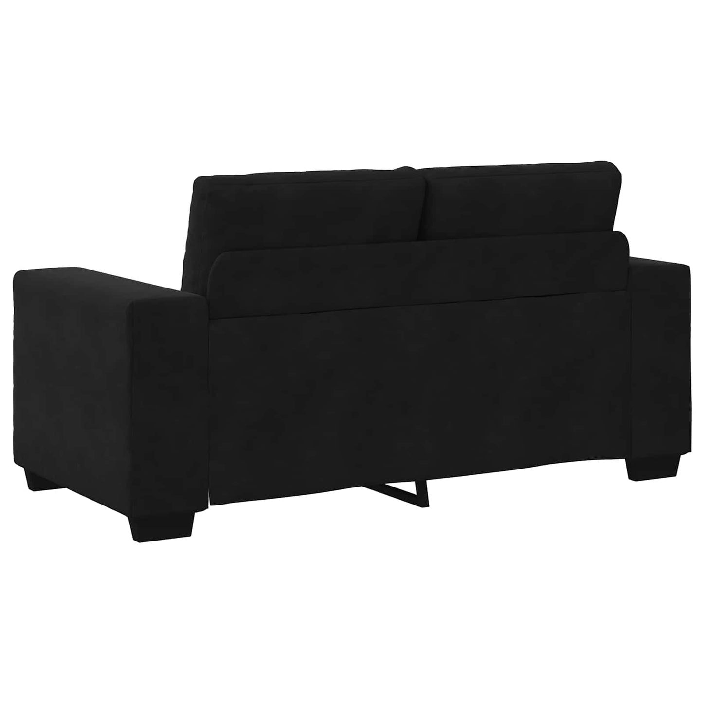 Bankstel 3 pcs Zwart 221 x 80 x 80 cm Fluweel is nu te koop bij PeponiXL, paradijselijk wonen!